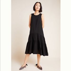 Anthropologie Maeve Marlene Tiered Maxi Dress